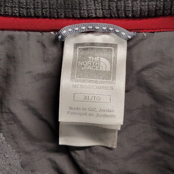 The North Face ¼ Zip Waffle Fleece Pullover Sweater Men's Size XL Gray - Picture 3 of 11
